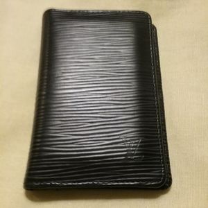 Authentic Louis Vuitton Dark Blue Epi Wallet